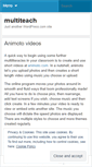 Mobile Screenshot of multiteach.wordpress.com