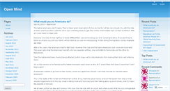 Desktop Screenshot of 0penm1nd.wordpress.com