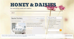 Desktop Screenshot of honeyanddaisies.wordpress.com