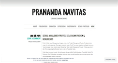 Desktop Screenshot of pranandanavitas.wordpress.com