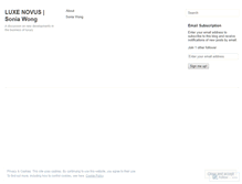 Tablet Screenshot of luxenovus.wordpress.com