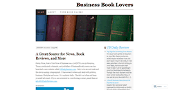 Desktop Screenshot of businessbooklovers.wordpress.com