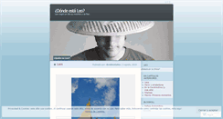 Desktop Screenshot of dondeestaleo.wordpress.com