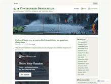 Tablet Screenshot of 911controlleddemolition.wordpress.com