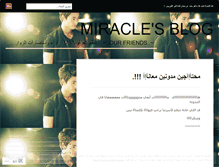 Tablet Screenshot of kmiracle.wordpress.com