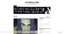Desktop Screenshot of lifewithouttaffy.wordpress.com