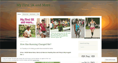 Desktop Screenshot of myfirst5k.wordpress.com