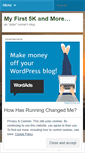Mobile Screenshot of myfirst5k.wordpress.com