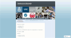 Desktop Screenshot of derechodelainformacion.wordpress.com