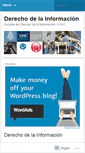 Mobile Screenshot of derechodelainformacion.wordpress.com