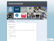 Tablet Screenshot of derechodelainformacion.wordpress.com