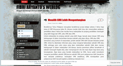 Desktop Screenshot of fibri.wordpress.com