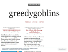 Tablet Screenshot of greedygoblins.wordpress.com