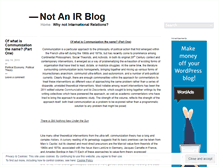 Tablet Screenshot of notanirblog.wordpress.com