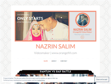 Tablet Screenshot of nazrinsalim.wordpress.com