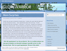 Tablet Screenshot of glorywarrior.wordpress.com