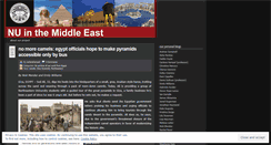 Desktop Screenshot of northeasternjournalisminthemiddleeast.wordpress.com
