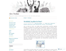 Tablet Screenshot of alexmedias.wordpress.com