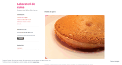 Desktop Screenshot of laboratoridecuina.wordpress.com