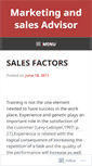 Mobile Screenshot of marketingandsalesadvisor.wordpress.com