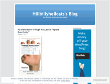 Tablet Screenshot of hillbillyhellcats.wordpress.com