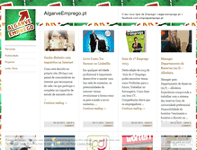 Tablet Screenshot of empregoalgarve.wordpress.com