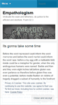 Mobile Screenshot of empathological.wordpress.com