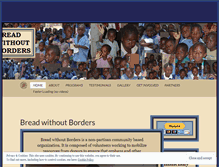 Tablet Screenshot of breadwithoutborders.wordpress.com
