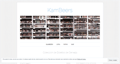 Desktop Screenshot of kambeers.wordpress.com
