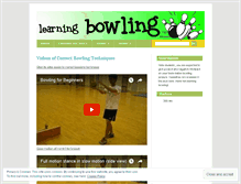 Tablet Screenshot of ictbowling.wordpress.com