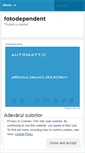 Mobile Screenshot of fotodependent.wordpress.com