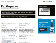 Tablet Screenshot of gfsearthquake.wordpress.com