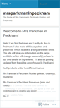 Mobile Screenshot of mrsparkmaninpeckham.wordpress.com