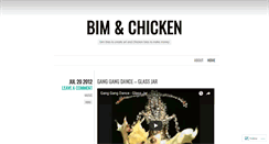 Desktop Screenshot of bimchicken.wordpress.com