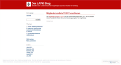 Desktop Screenshot of lapkhamburg.wordpress.com