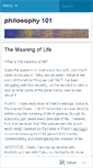 Mobile Screenshot of 101philosophy.wordpress.com