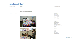 Desktop Screenshot of andsewtobed.wordpress.com