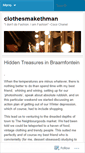 Mobile Screenshot of clothesmakethman.wordpress.com