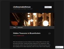 Tablet Screenshot of clothesmakethman.wordpress.com