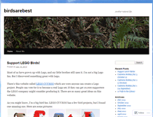 Tablet Screenshot of birdsarebest.wordpress.com