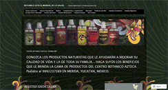 Desktop Screenshot of botanicoaztecaventas.wordpress.com