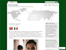 Tablet Screenshot of citandlearn.wordpress.com