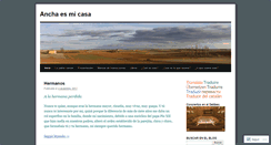 Desktop Screenshot of anchaesmicasa.wordpress.com