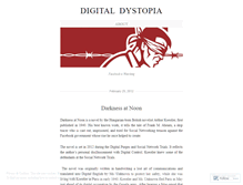 Tablet Screenshot of dystopianborn.wordpress.com