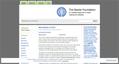 Desktop Screenshot of gawlerfoundationmedia.wordpress.com