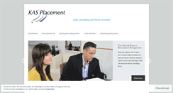 Desktop Screenshot of kasplacement.wordpress.com