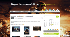 Desktop Screenshot of dasunjayasekera.wordpress.com