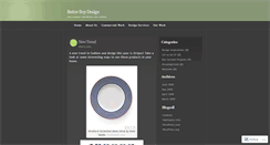 Desktop Screenshot of betterbuydesign.wordpress.com