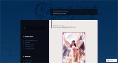 Desktop Screenshot of angelgreetings.wordpress.com