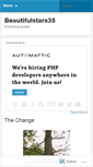 Mobile Screenshot of beautifulstars35.wordpress.com